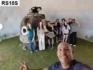 Soyuz MS11 exhibition visit